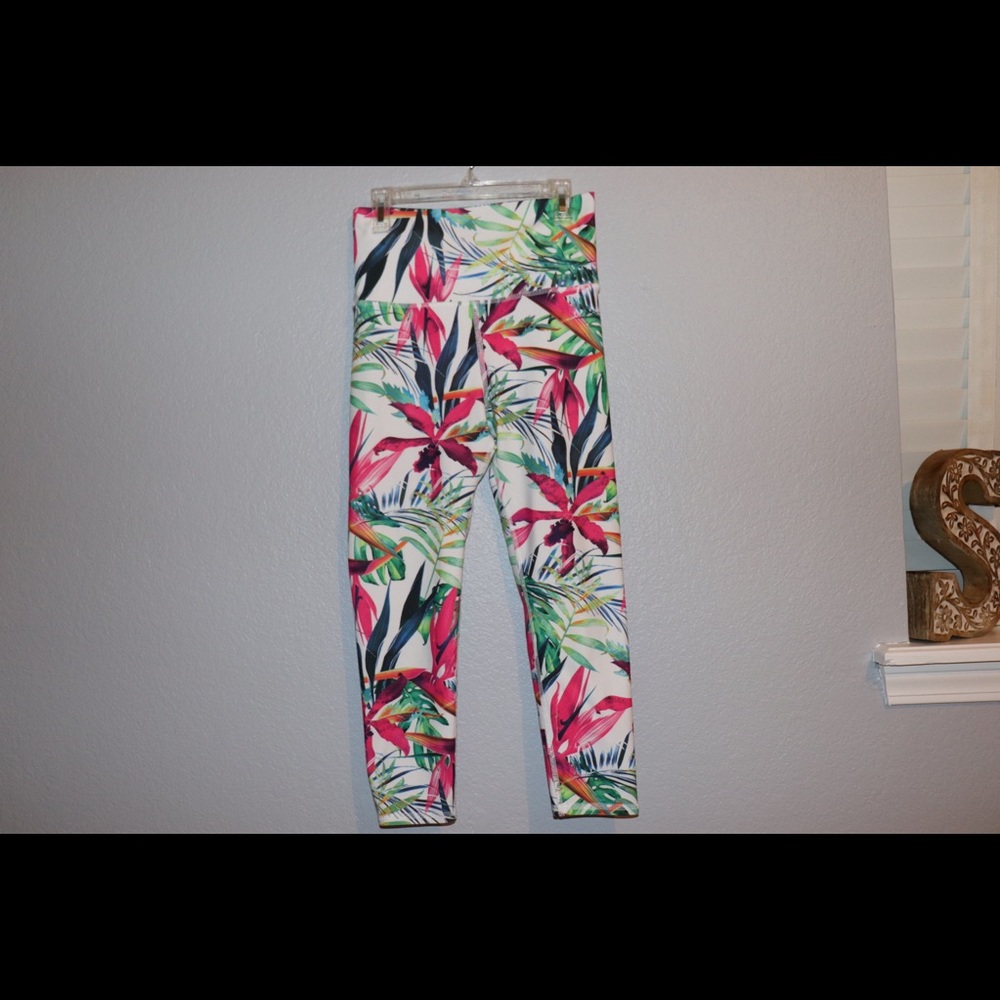 tropical leggings